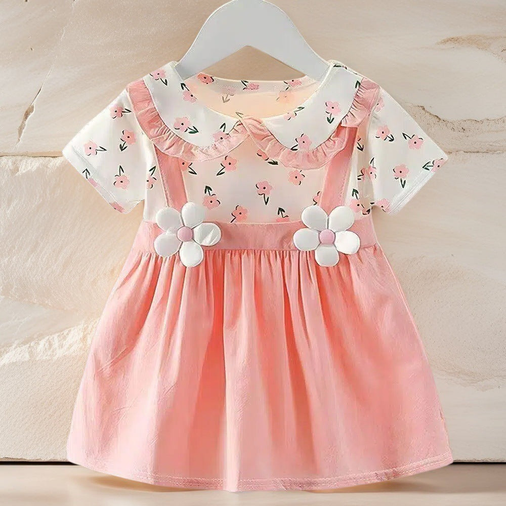 girls princess summer dress for casual and seasonal wear