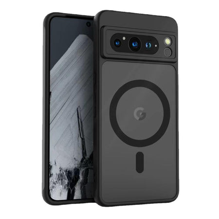 Google Pixel 10 Pro "Skin-Feel" Strong Magnetic Frosted Case – Black ] for Pixel10A