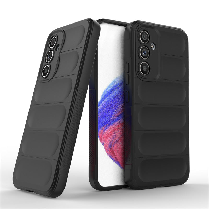 Samsung Galaxy A-Series "Phantom Shield" Skin-Feel Matte Case – Black for A57