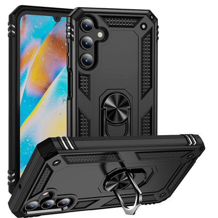 Samsung Galaxy A-Series "Military Armor" Invisible Stand Case – Black for A57