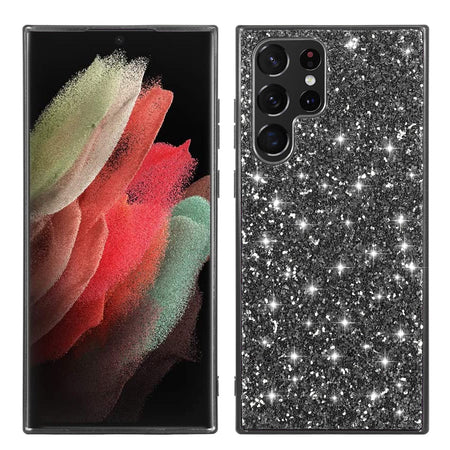 Samsung Galaxy S-Series Premium Glitter Frosted Protective Case – Black for S26Ultra