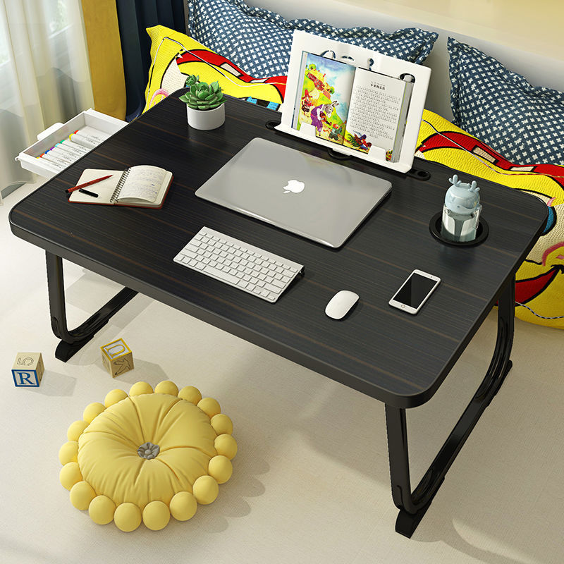 Portable Study Desk for Bed & Dorm — black