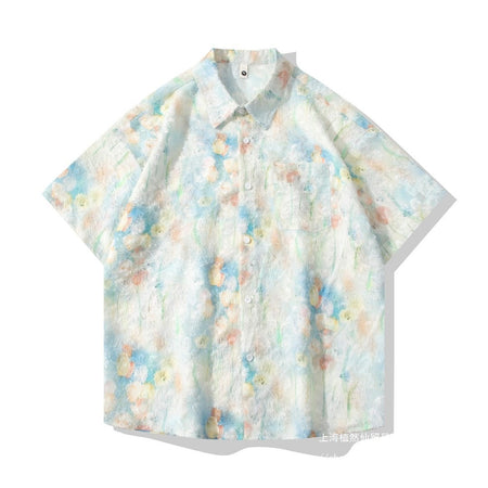 Cs8567 men's casual shirt - button-up design with relaxed comfortable fit