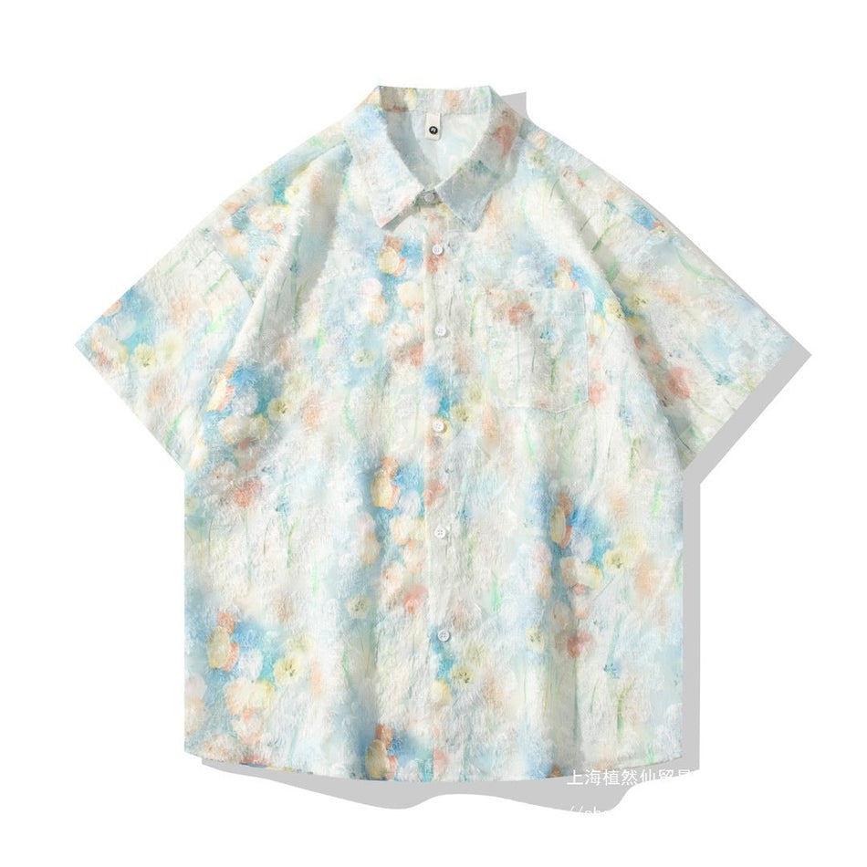 Cs8567 men's casual shirt - button-up design with relaxed comfortable fit