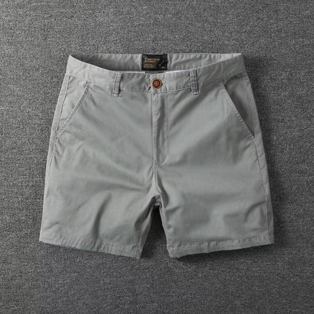 Black men's shorts - casual shorts with elastic waistband for active and leisure wear