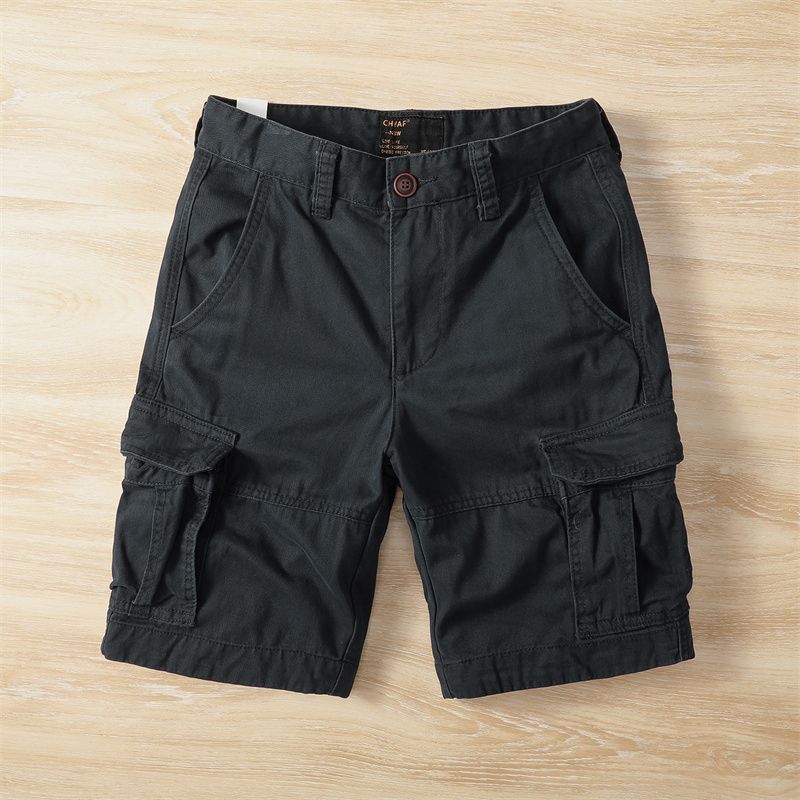 Light Camouflage men's shorts - casual shorts with elastic waistband for active and leisure wear