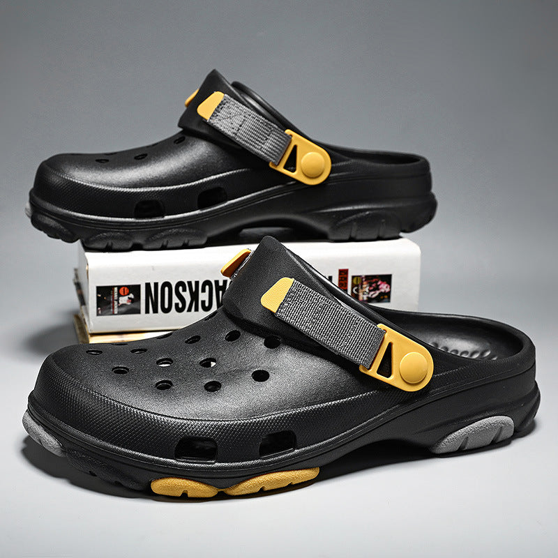 Couple’s Thick-Soled Non-Slip EVA Fashion Beach Clogs
