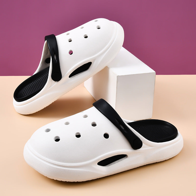 Women’s Color-Blocked Soft-Sole Outdoor Summer Clogs