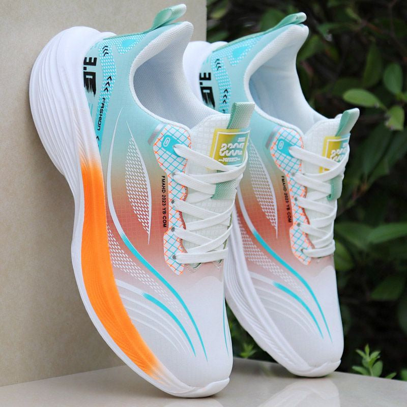 Lightweight Waterproof Leather Breathable Running Shoes