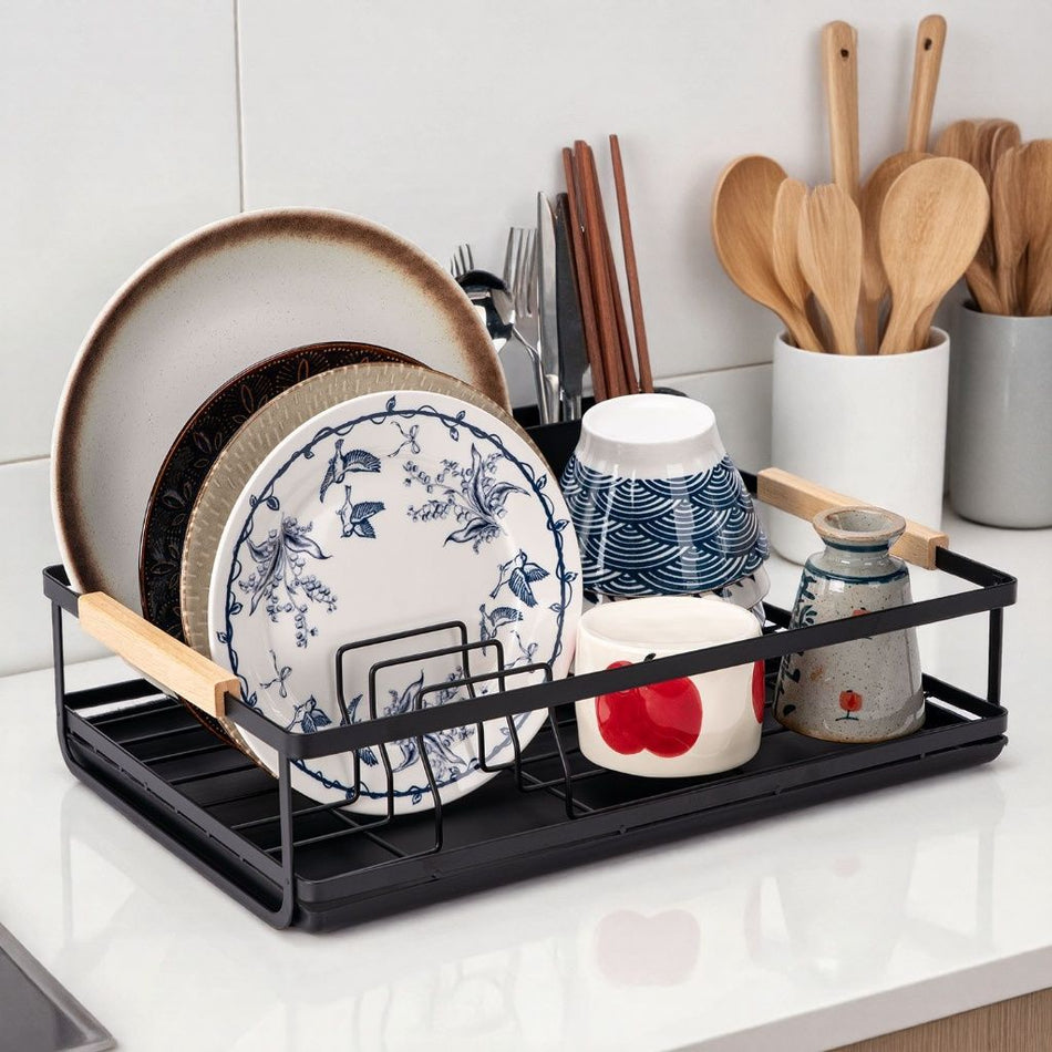 Minimalist Iron Kitchen Countertop Dish and Bowl Drain Rack