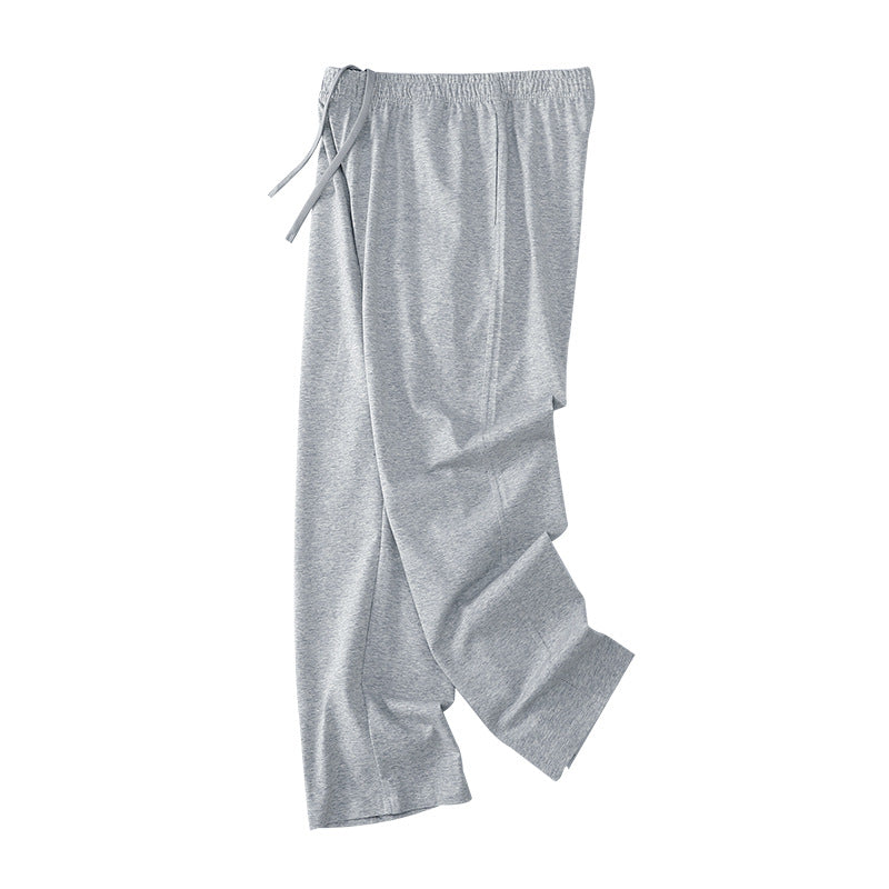 Black men's trousers - slim fit casual pants with comfortable stretch fabric