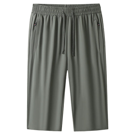 Dark Gray men's shorts - casual shorts with elastic waistband for active and leisure wear
