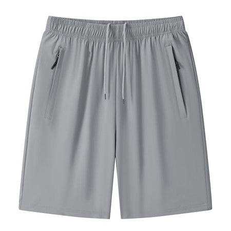 Black men's shorts - casual shorts with elastic waistband for active and leisure wear