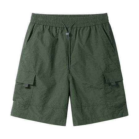 Coffee Brown men's shorts - casual shorts with elastic waistband for active and leisure wear
