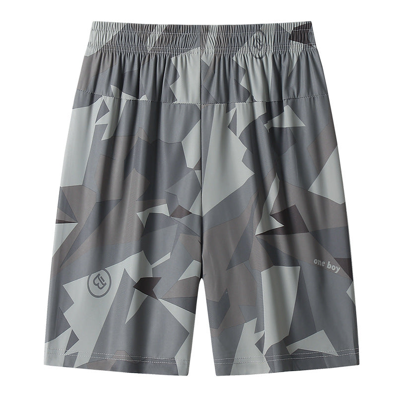 Men’s Premium Large Size Ice Silk Quick-Dry Sports Shorts