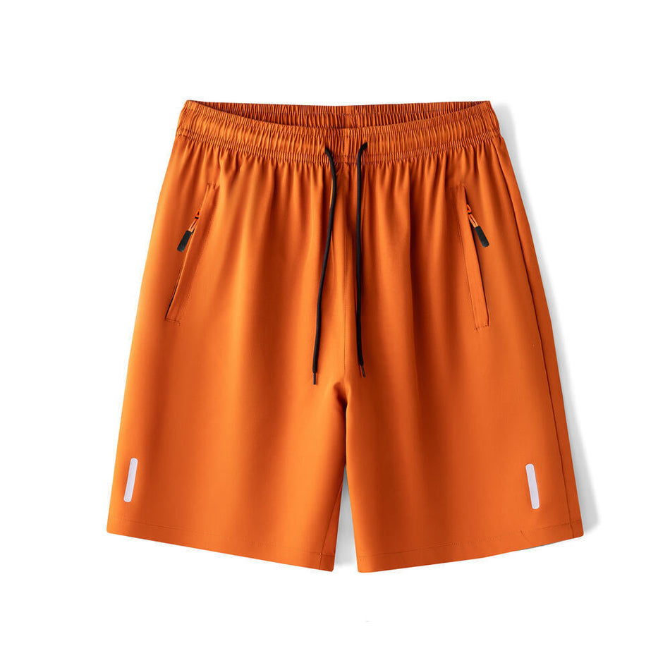 Men’s Premium Straight-Leg Ice Silk Quick-Dry Sports Shorts