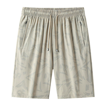 Black men's shorts - casual shorts with elastic waistband for active and leisure wear