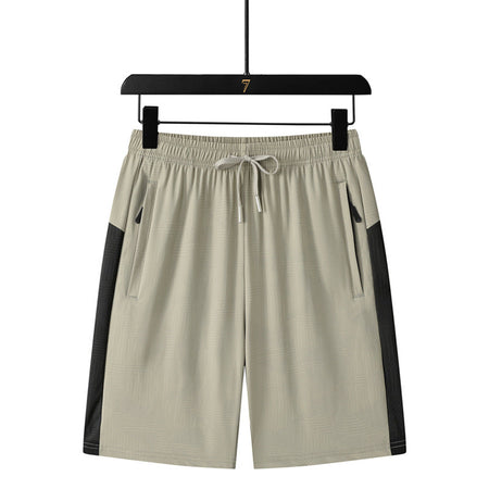 Black men's shorts - casual shorts with elastic waistband for active and leisure wear