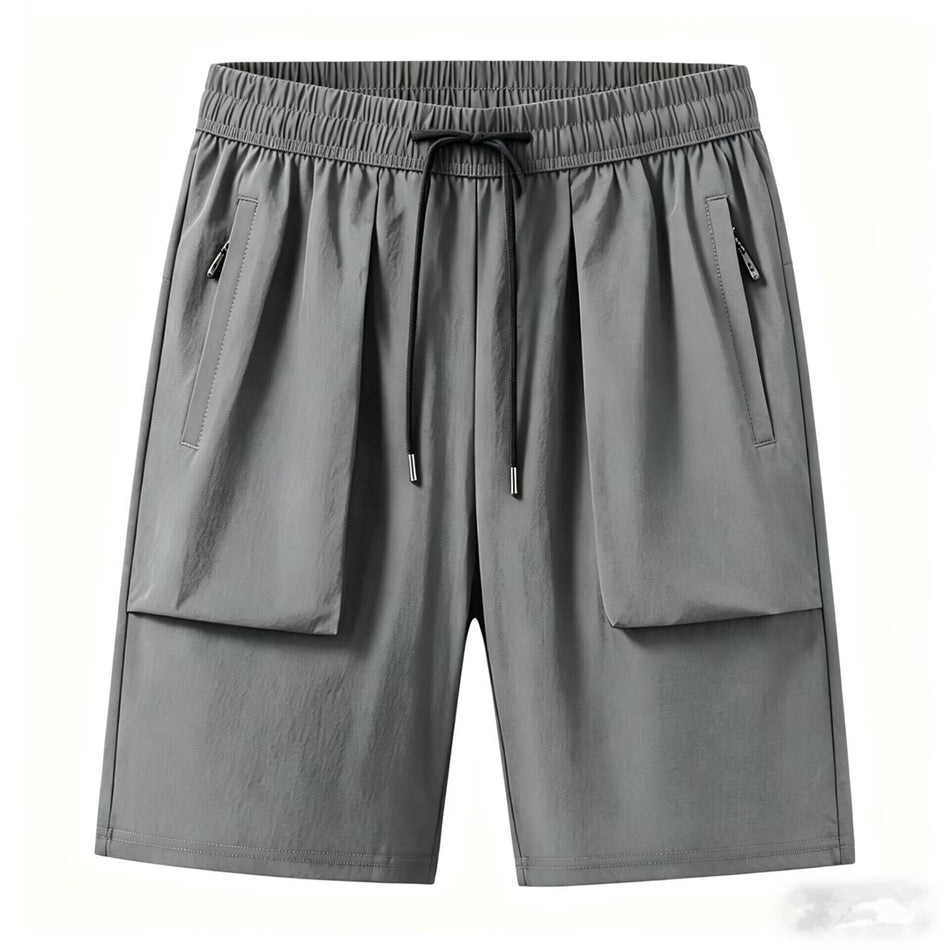 Men’s Premium European-Fit Ice Silk Utility Sports Shorts