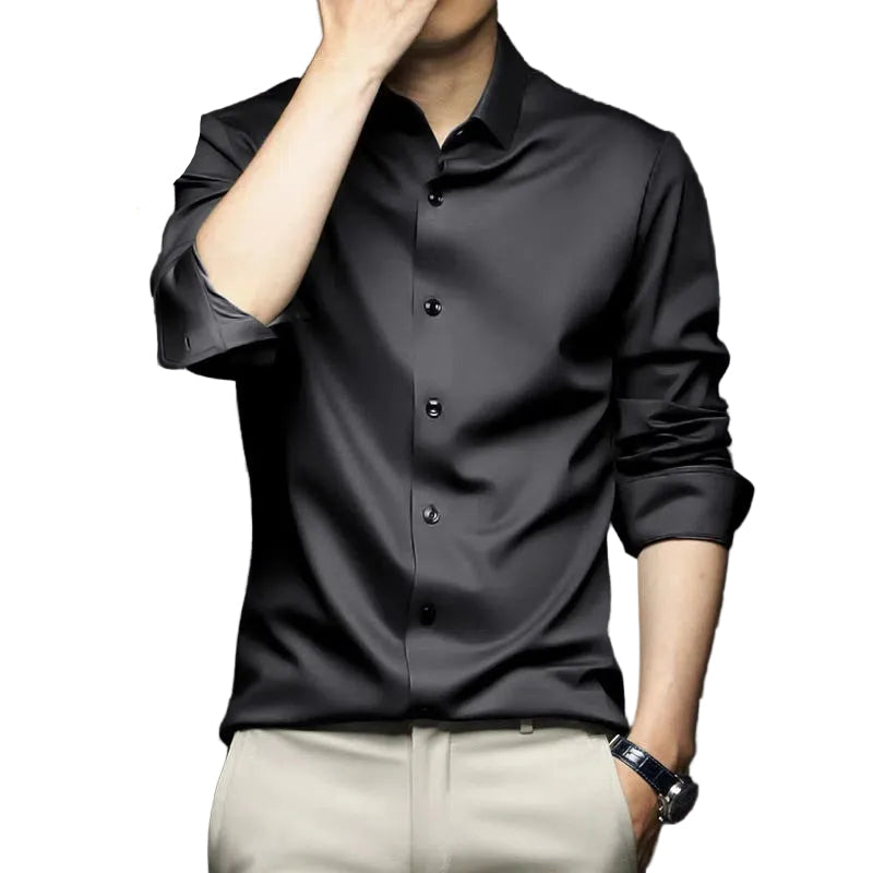 Men's Premium High-End Slim Fit Non-Iron Dress Shirt