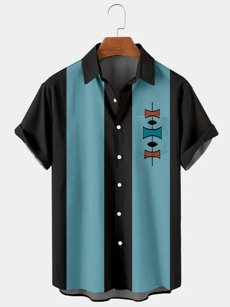 Men's Premium Summer Printed Casual Short-Sleeved Shirt