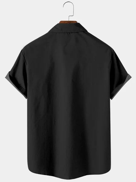Men's Premium Summer Printed Casual Short-Sleeved Shirt