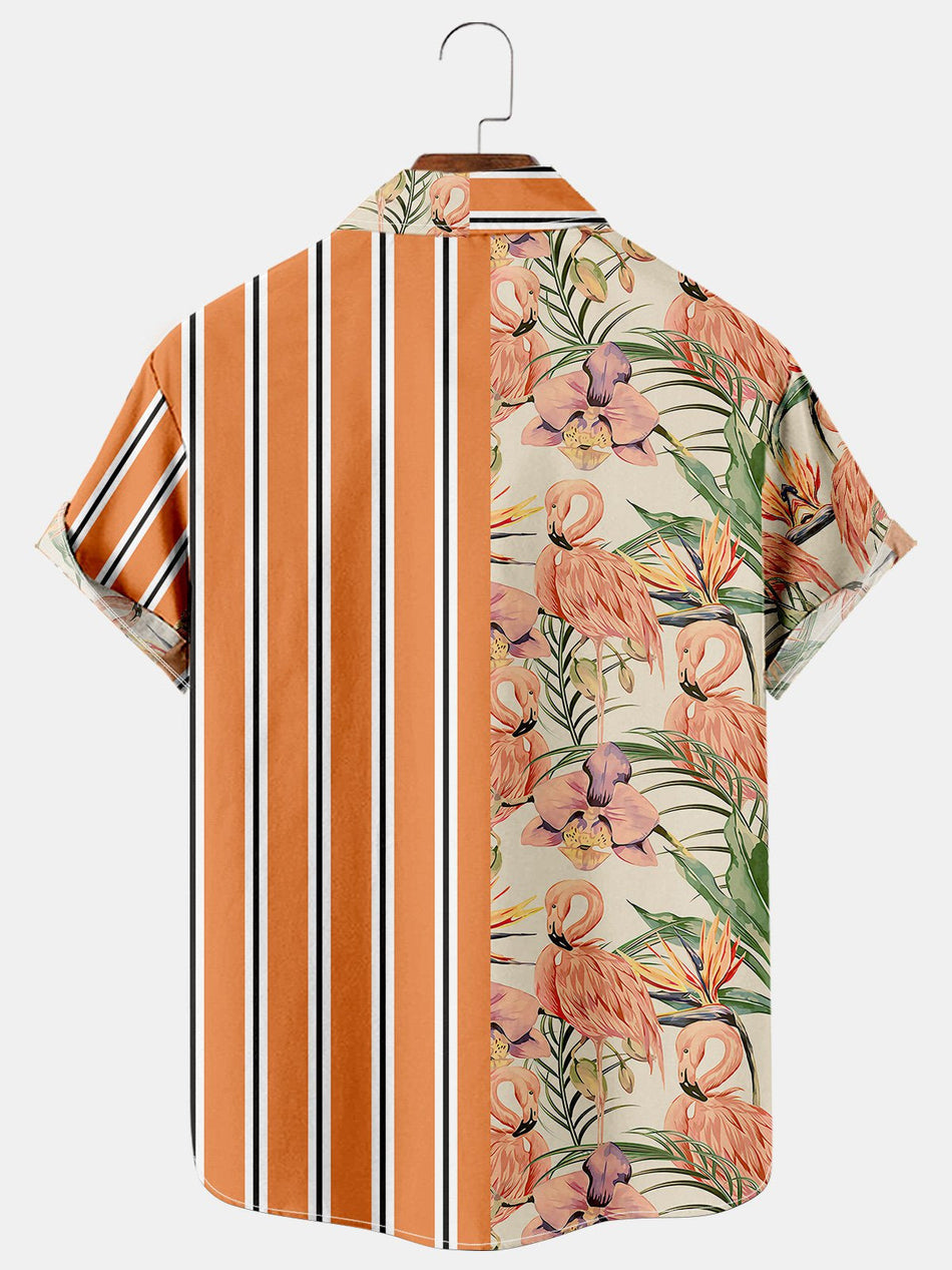 Men's Premium Summer Hawaiian Print Short-Sleeve Shirt