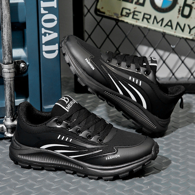 Men's Premium All-Season Breathable Solid Color Sneakers