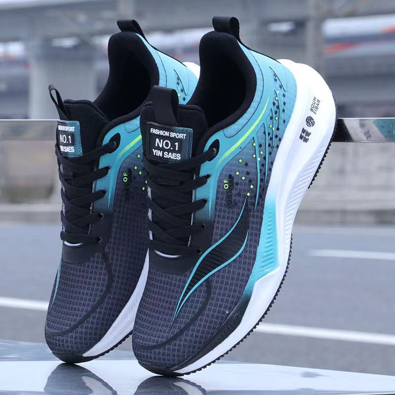 Men’s Breathable Mesh Running Shoes | Lightweight Spring Low-Tops