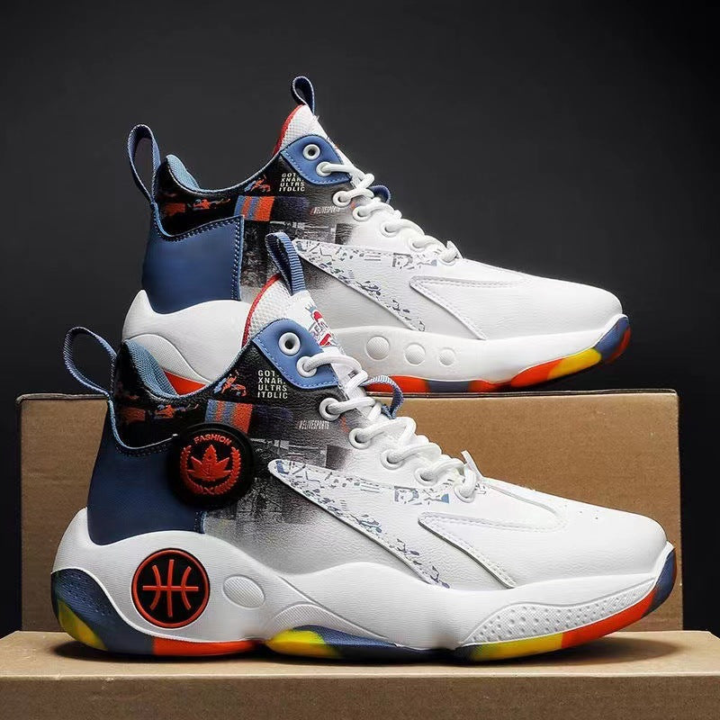 Men’s High-Top Basketball Sneakers | Autumn Winter Sports Shoes