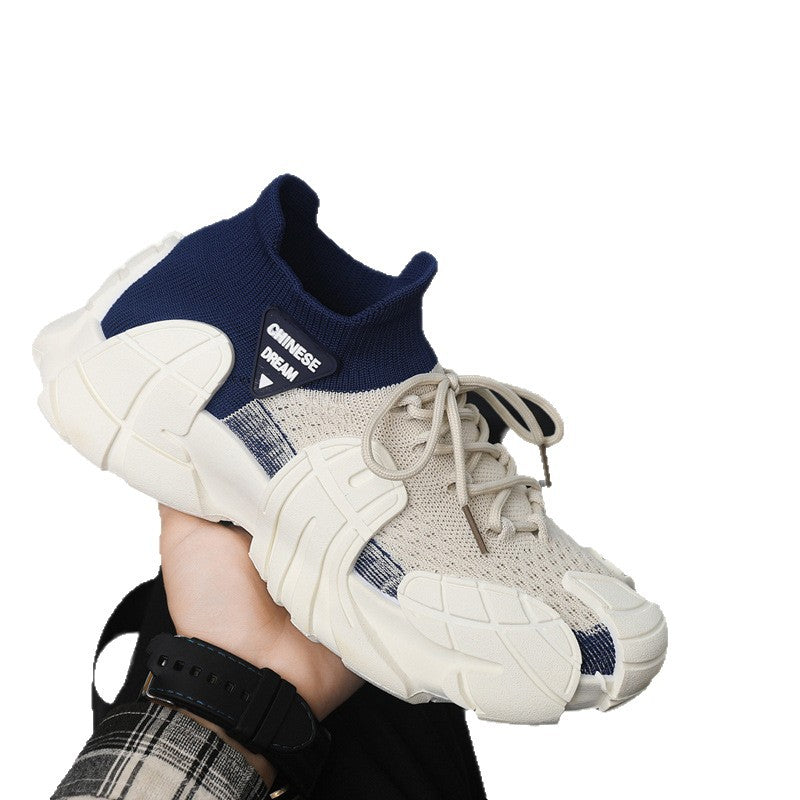 Men’s Color-Blocked Mesh Trainers | Lightweight Large Size Fit