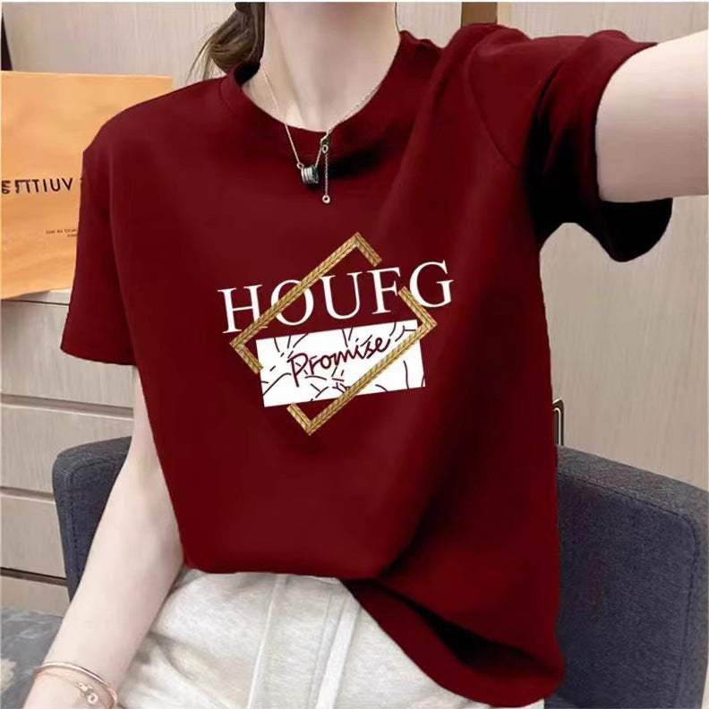 Premium Round Neck Half-Sleeve Tee in Sculpted Cotton