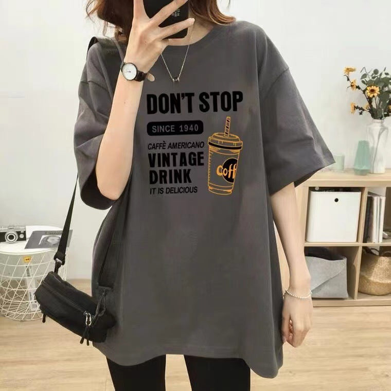 Premium Pure Cotton Tee in Relaxed Preppy Silhouette