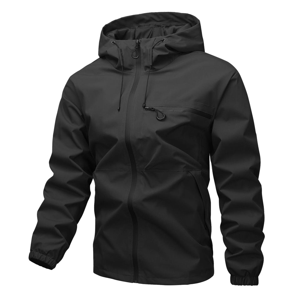 Men’s Hooded Softshell Waterproof Outdoor Sports Jacket