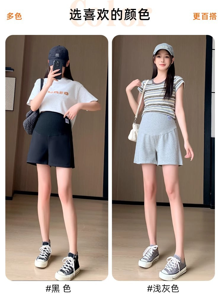 Maternity Lightweight Wide-Leg Summer Active Shorts