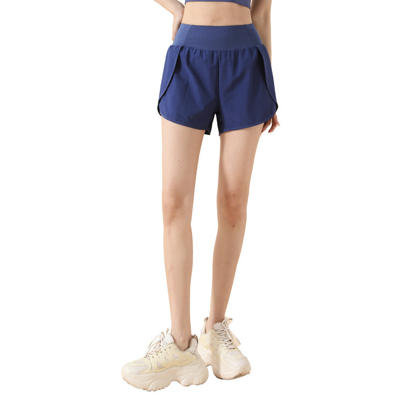 High-Waisted Two-in-One Sculpting Performance Shorts