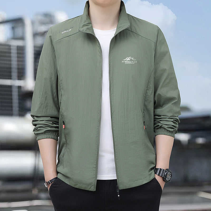 Men’s Quick-Dry Breathable Sun Protection Skin Jacket