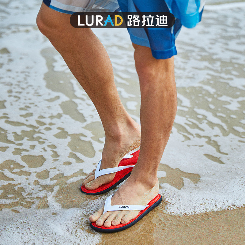 Luradi Men's Non-Slip Summer Outdoor Beach Flip-Flops