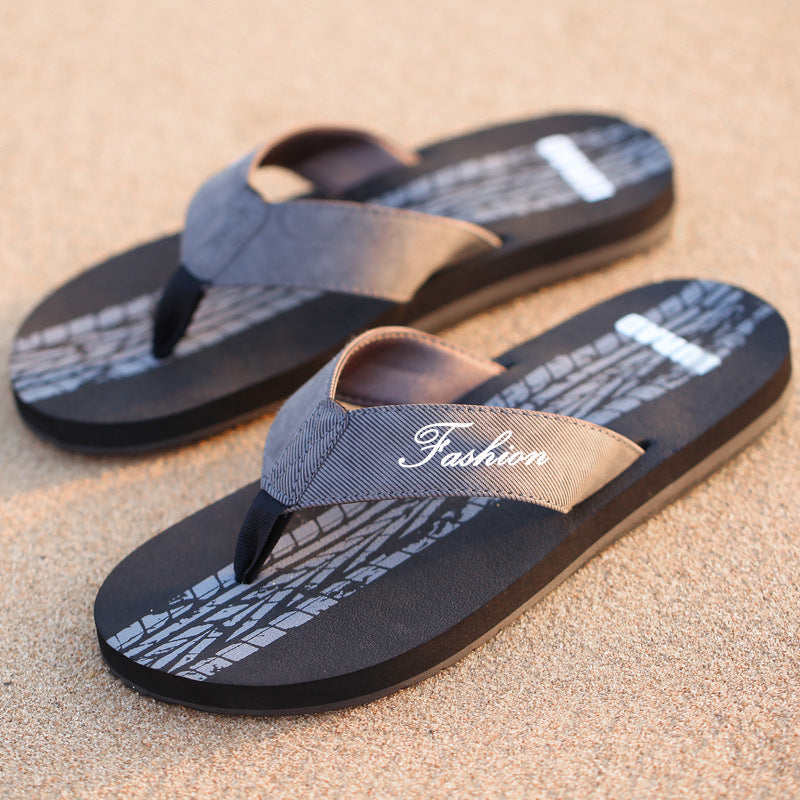 Men's Soft EVA Non-Slip Breathable Sports Flip-Flops