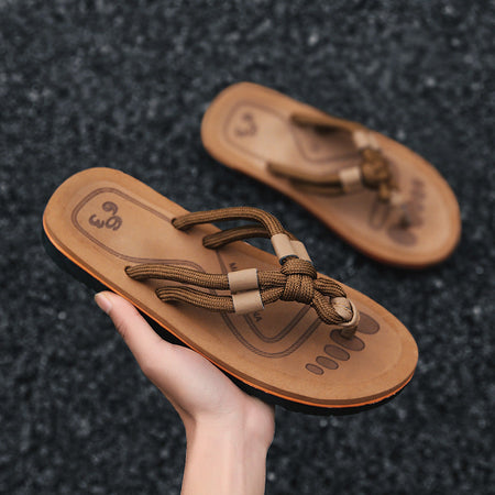 Summer Casual Korean-Style Couple’s Beach Flip-Flops