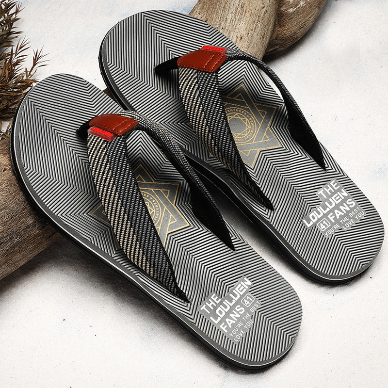 Men’s Architectural Sole Non-Slip Summer Beach Sandals
