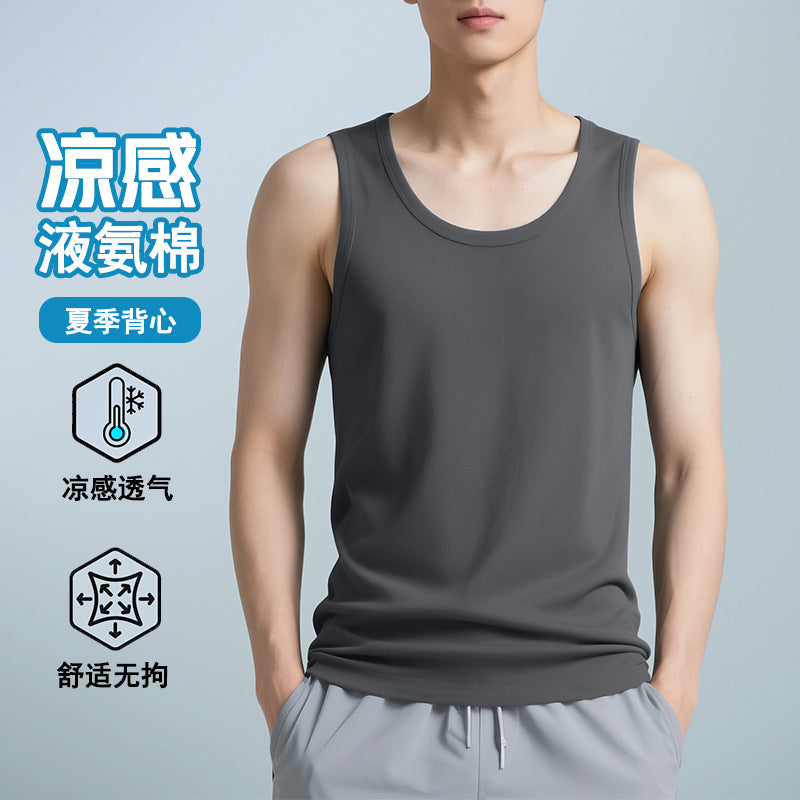 Liquid Ammonia Cotton Men’s Summer Tank Top
