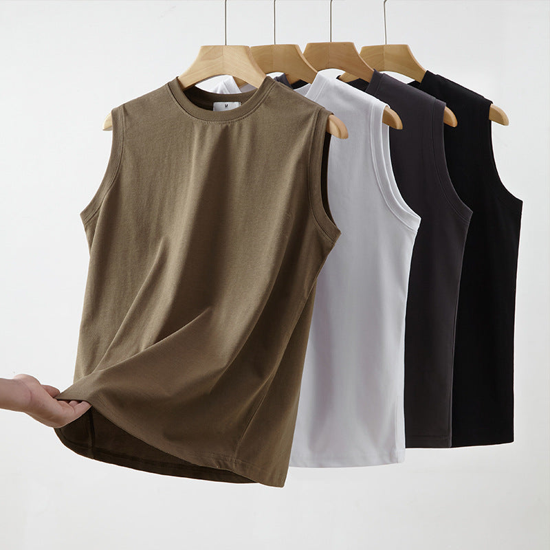 Men’s Heavyweight 260g Pure Cotton Loose Fit Sports Vest