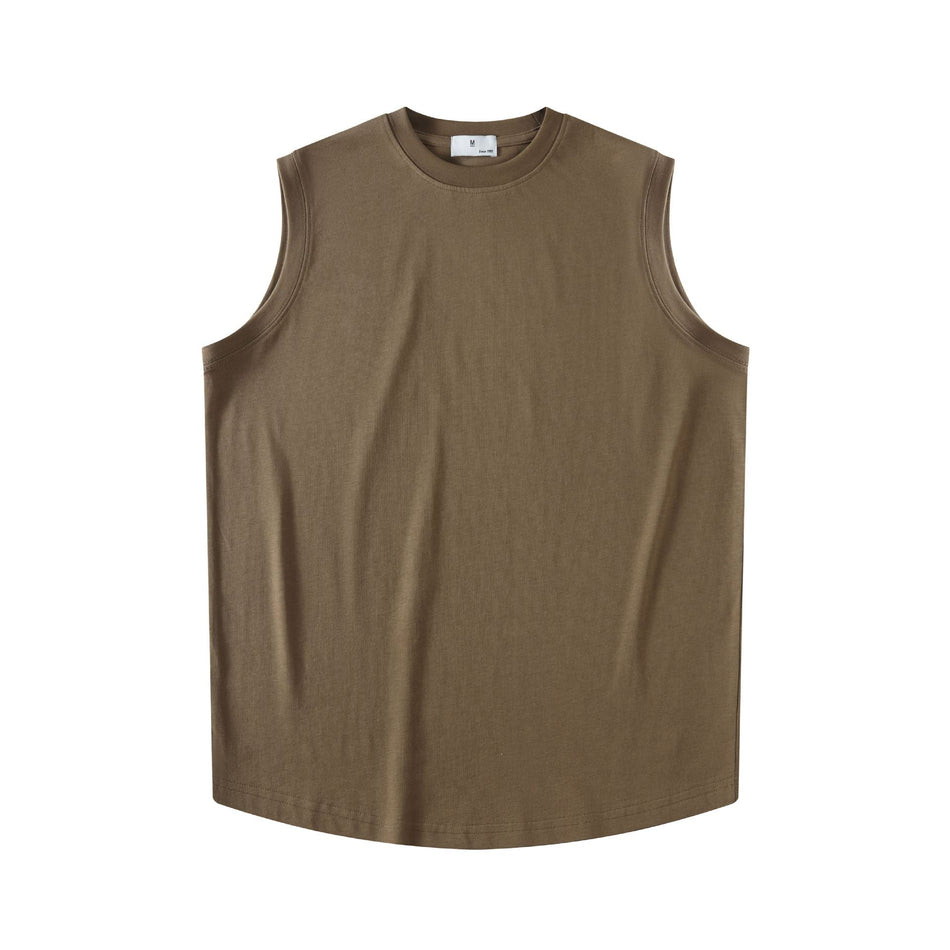 Men’s Heavyweight 260g Pure Cotton Loose Fit Sports Vest