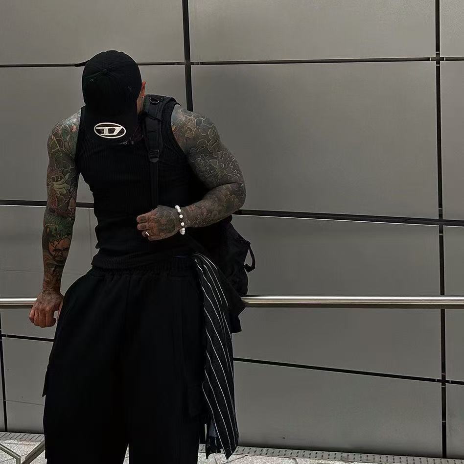 Men’s 100% Pure Cotton Ribbed Fitness Training Vest