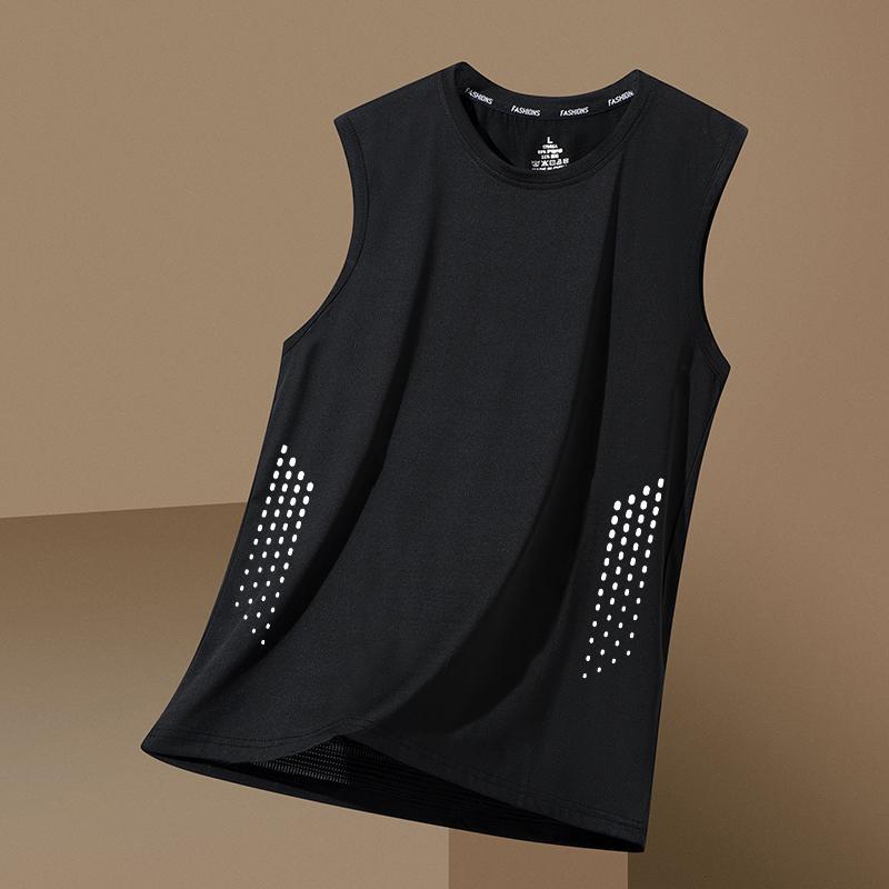 Men’s Ice Silk Basketball Training Sports Vest