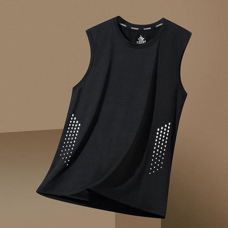 Men’s Ice Silk Basketball Training Sports Vest