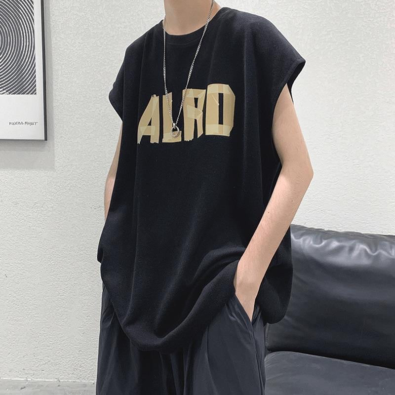 Men’s Hong Kong Style Loose Fit Summer Sports Vest