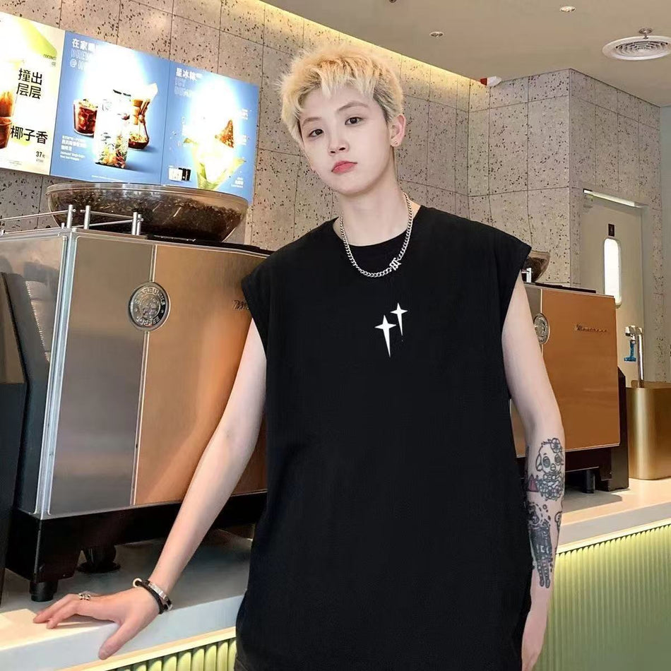 Men’s American Style Loose Fit Summer Sports Vest