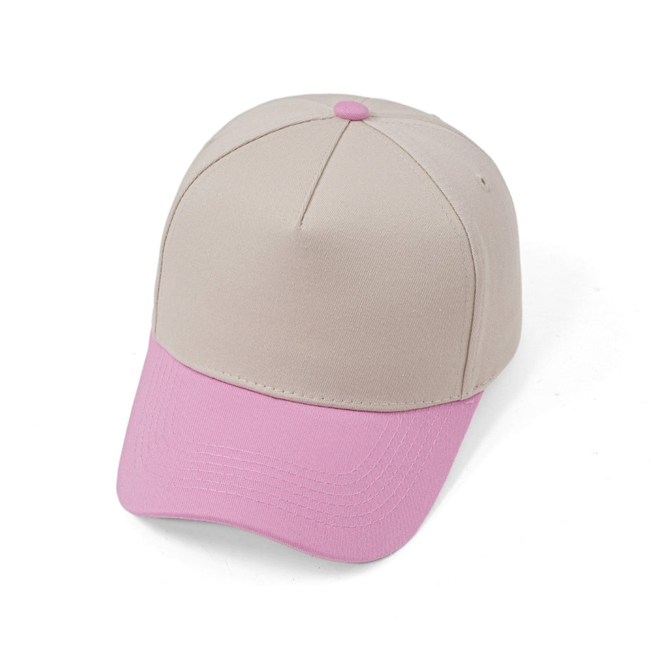 Contrast Panel Structured Pure Cotton Trucker Hat